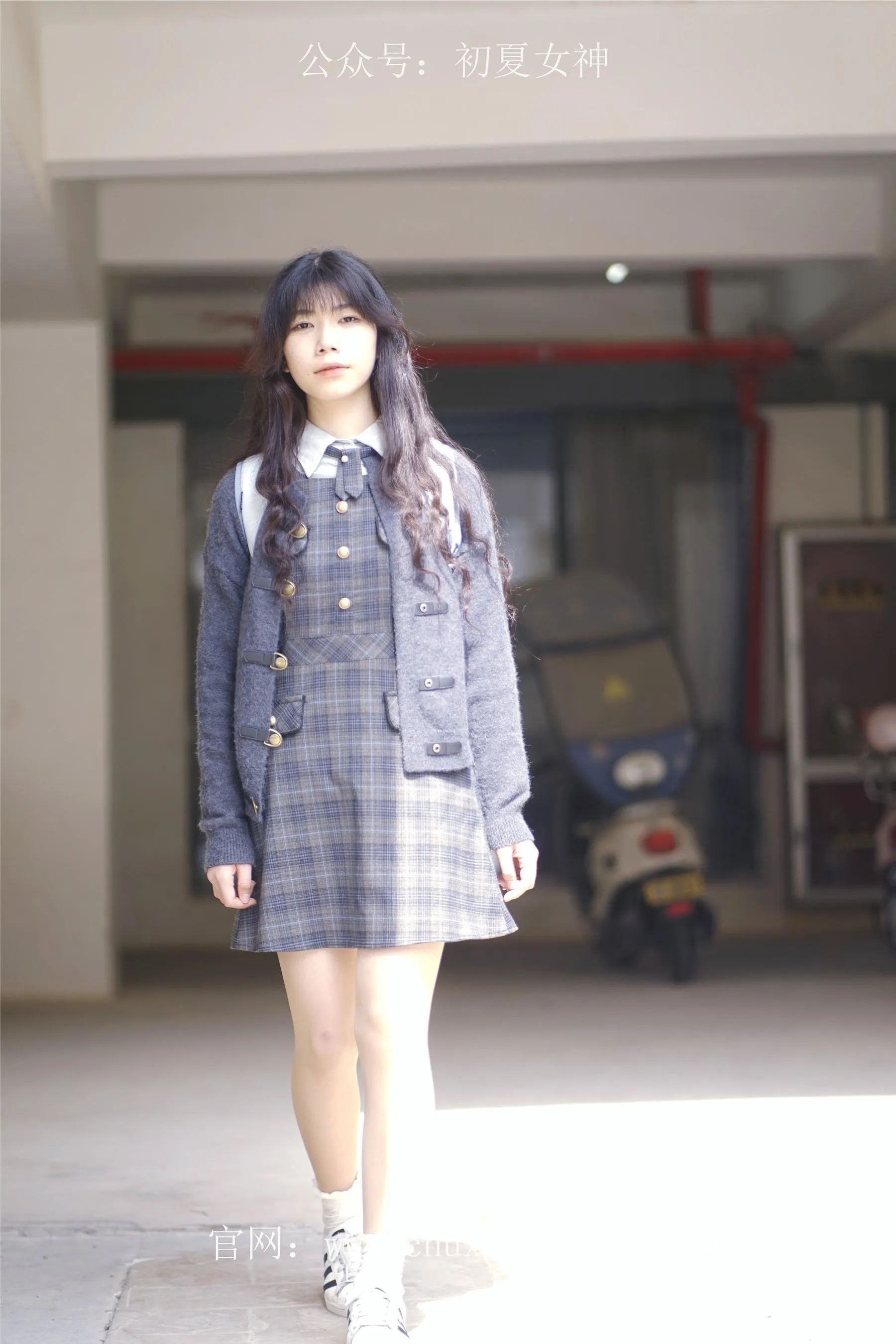 初夏女神 NO.068 欢欢 新晋学妹-校园游览 [158P]插图1